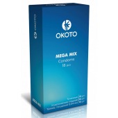 Презервативы OKOTO Mega Mix - 18 шт. - Sitabella - купить с доставкой в Салавате