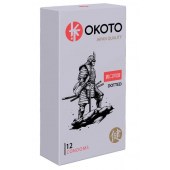 Точечные презервативы OKOTO Dotted - 12 шт. - Sitabella - купить с доставкой в Салавате