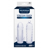 Набор из 2 прозрачных насадок на член Seductive Tickler Sleeves Set - NMC - в Салавате купить с доставкой