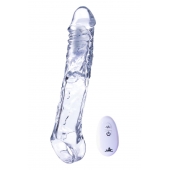 Прозрачная насадка-удлинитель Length Enhancer With Bullet с подхватом - 22,3 см. - NMC - в Салавате купить с доставкой