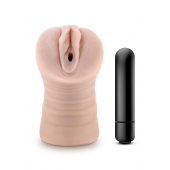 Телесный мастурбатор-вагина Ayumi с вибрацией - Blush Novelties - в Салавате купить с доставкой