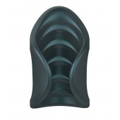 Серый сквозной мастурбатор с вибрацией Manwan Starter - Manwan - в Салавате купить с доставкой