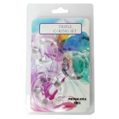 Набор из 3 эрекционных прозрачных колец - Boys of Toys - в Салавате купить с доставкой