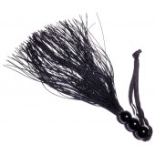 Черная силиконовая плетка - 25,4 см. - Boys of Toys - купить с доставкой в Салавате