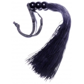 Черная силиконовая плетка - 25,4 см. - Boys of Toys - купить с доставкой в Салавате