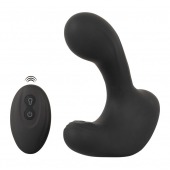 Черная анальная вибропробка с функцией расширения RC Butt Plug with 3 functions - Orion - в Салавате купить с доставкой