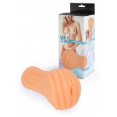 Эластичный мастурбатор в виде вагины телесного цвета - Sexy Girl - в Салавате купить с доставкой