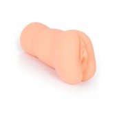 Телесный мастурбатор-вагина с 2 эрекционными кольцами в комплекте - Sexy Girl - в Салавате купить с доставкой