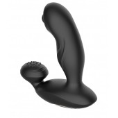 Черный вибромассажер простаты с вращающимся шариком - Secwell - в Салавате купить с доставкой