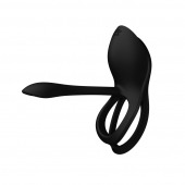 Черное эрекционное виброкольцо Bayek с пультом ДУ - Zalo - в Салавате купить с доставкой