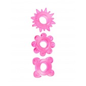 Комплект из 3 розовых эрекционных колец - Erowoman-Eroman - в Салавате купить с доставкой