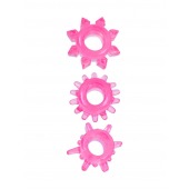 Комплект из трех розовых эрекционных колец - Erowoman-Eroman - в Салавате купить с доставкой