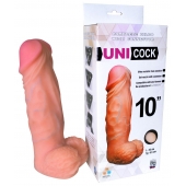 Фаллическая насадка Харнесс UNICOCK 10  - 25 см. - LOVETOY (А-Полимер) - купить с доставкой в Салавате