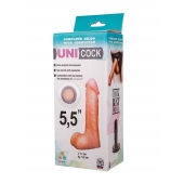 Фаллическая насадка Харнесс UNICOCK 5,5  - 17 см. - LOVETOY (А-Полимер) - купить с доставкой в Салавате