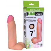 Фаллическая насадка Харнесс UNICOCK 7  - 19 см. - LOVETOY (А-Полимер) - купить с доставкой в Салавате