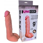 Фаллическая насадка Харнесс UNICOCK 9  - 24 см. - LOVETOY (А-Полимер) - купить с доставкой в Салавате