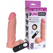 Фаллическая насадка Харнесс UNICOCK 8  с вибрацией - 20 см. - LOVETOY (А-Полимер) - купить с доставкой в Салавате