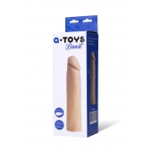 Реалистичная насадка с ярко выраженной головкой - 16,5 см. - A-toys - в Салавате купить с доставкой Реалистичная насадка с ярко выраженной головкой - 16,5 см. - A-toys - в Салавате купить с доставкой