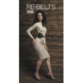 Пояс с клёпками Yona Black - Rebelts - купить с доставкой в Салавате
