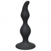 Чёрная анальная пробка Curved Anal Plug Black - 12,5 см. - Lola Games в Салавате Чёрная анальная пробка Curved Anal Plug Black - 12,5 см. - Lola Games