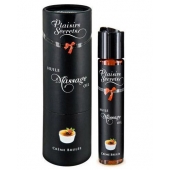 Массажное масло с ароматом крем брюле Huile de Massage Gourmande Creme Brulée - 59 мл. - Plaisir Secret - купить с доставкой в Салавате