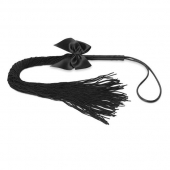 Чёрная плётка Lilly Whip Bijoux - Bijoux Indiscrets - купить с доставкой в Салавате