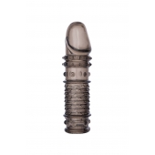 Дымчатая закрытая насадка ToyFa XLover с чешуйками и пупырышками - 13,5 см. - ToyFa - в Салавате купить с доставкой