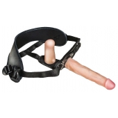 Женский страпон с вагинальной пробкой Woman Strap - 18 см. - LOVETOY (А-Полимер) - купить с доставкой в Салавате