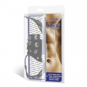 Утяжка на пенис и мошонку Cock Ring With 1.5  Ball Stretcher And Optional Weight Ring - BlueLine - купить с доставкой в Салавате