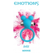 Голубое эрекционное виброколечко Emotions Minnie Breeze - Lola Games - в Салавате купить с доставкой