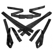 Бондажный набор из сатиновых лент Bordeaux 5 Piece Satin Bondage Set - XR Brands - купить с доставкой в Салавате