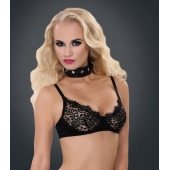 Полиуретановый ошейник с пуклями и D-кольцами Collar with Studs - Blush Novelties - купить с доставкой в Салавате
