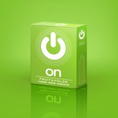 Цветные ароматизированные презервативы ON) Fruit   Color - 3 шт. - ON) - купить с доставкой в Салавате