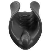 Чёрный мастурбатор Vibrating Silicone Stimulator с вибрацией - Pipedream - в Салавате купить с доставкой