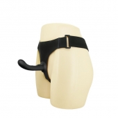 Страпон с изогнутой головкой Ultra Harness Curvy Dildo - 15,8 см. - Baile - купить с доставкой в Салавате