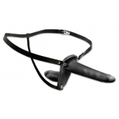 Женский страпон с вагинальной пробкой Double Penetrix Strap-on - 15 см. - Pipedream - купить с доставкой в Салавате