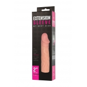 Телесная насадка-удлинитель Extension sleeve - 17 см. - Sitabella - в Салавате купить с доставкой