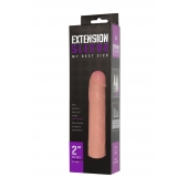 Насадка-удлинитель Extension sleeve телесного цвета - 18,5 см. - Sitabella - в Салавате купить с доставкой
