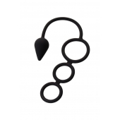 Тройное эрекционное кольцо с анальным хвостом Drop S-size - Erotist Adult Toys - в Салавате купить с доставкой