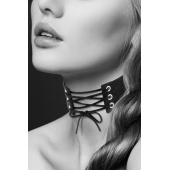 Оригинальный ошейник-чокер со шнуровкой - Bijoux Pour Toi - купить с доставкой в Салавате