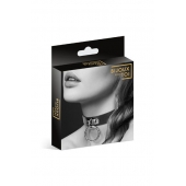Узенький ошейник из полиуретана с кольцом - Bijoux Pour Toi - купить с доставкой в Салавате