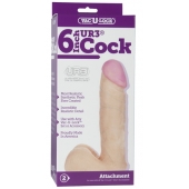 Ультра реалистичная насадка Vac-U-Lock  6  ULTRASKYN Cock - 17,3 см. - Doc Johnson - купить с доставкой в Салавате