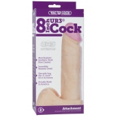 Ультрареалистичная насадка для трусиков Vac-U-Lock 8  ULTRASKYN Cock - 20,57 см. - Doc Johnson - купить с доставкой в Салавате