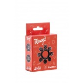 Чёрное эрекционное кольцо Rings Bubbles - Lola Games - в Салавате купить с доставкой