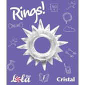 Прозрачное эрекционное кольцо Rings Cristal - Lola Games - в Салавате купить с доставкой
