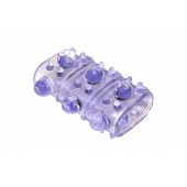 Фиолетовая насадка на пенис Rings Armour - Lola Games - в Салавате купить с доставкой