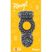 Чёрное эрекционное кольцо Rings Ringer - Lola Games - в Салавате купить с доставкой