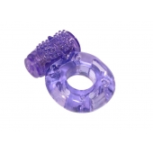 Фиолетовое эрекционное кольцо с вибрацией Rings Axle-pin - Lola Games - в Салавате купить с доставкой