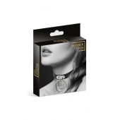 Черный чокер с двумя кольцами - Bijoux Pour Toi - купить с доставкой в Салавате