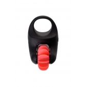 Чёрно-красное эрекционное виброкольцо Erotist - Erotist Adult Toys - в Салавате купить с доставкой